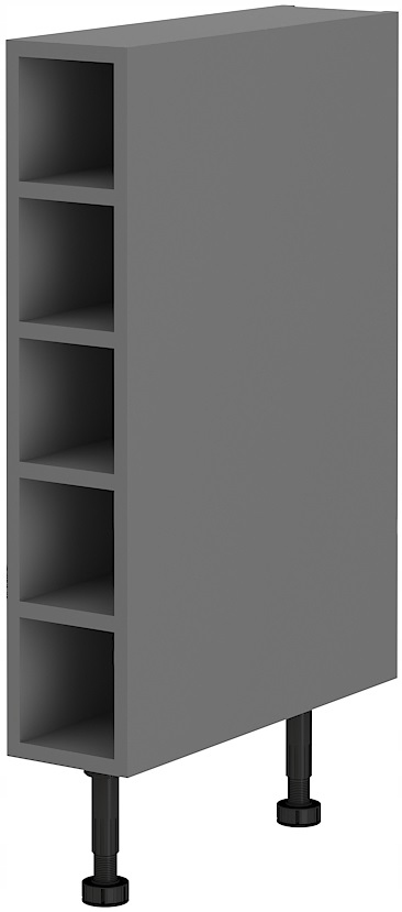 

Szafka, regał kuchenny 15 otwarty dolny. Antracyt