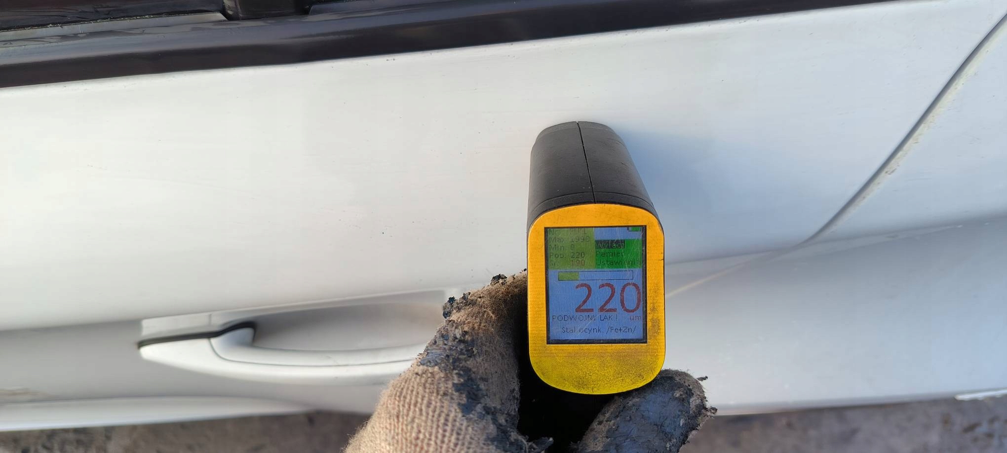 Tür links heck ALPINWEISS 300 BMW SERIA 1 E87