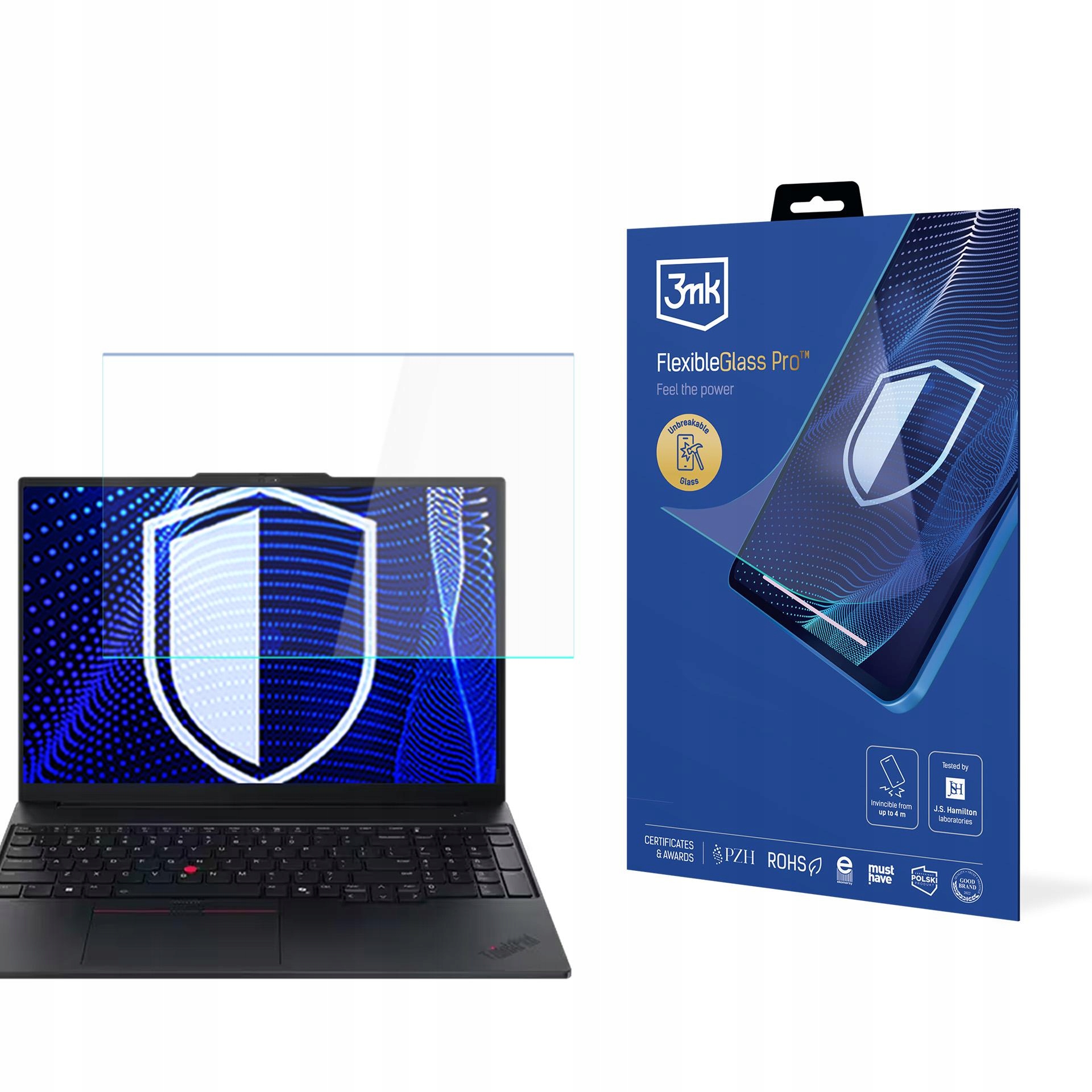 Sklo na displej pro Lenovo ThinkPad E14 Gen 7 3mk FlexibleGlass Pro