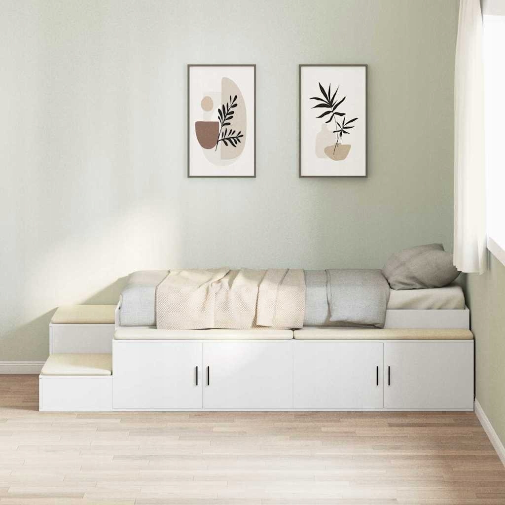 Rámeček Postele Bílá 75x190 cm
