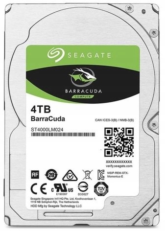 

Dysk Twardy Hdd Seagate BarraCuda 4TB 2,5 128MB