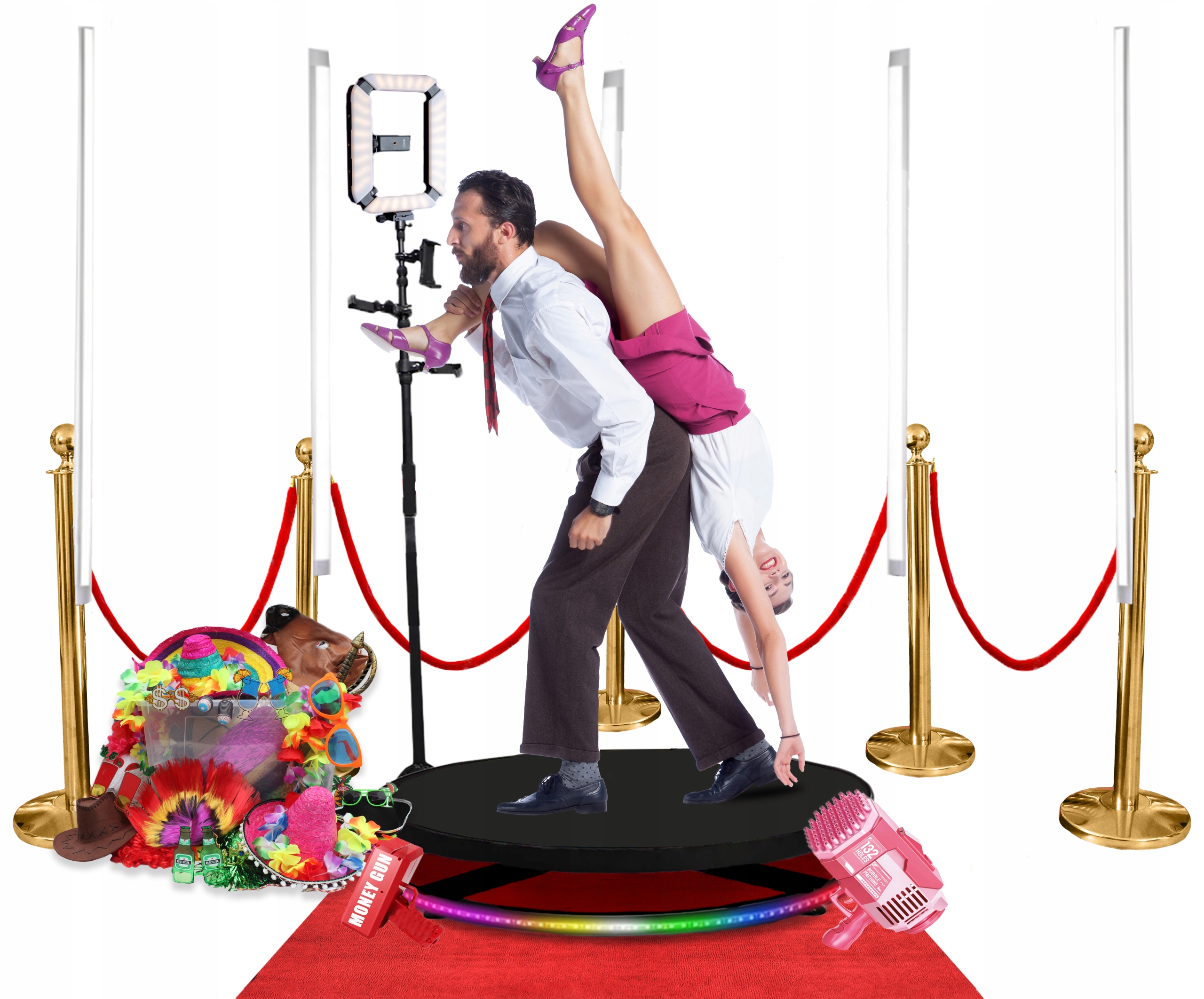 FOTOBUDKA 360 - VIDEOBUDAK 360 Photo Booth -100 cm