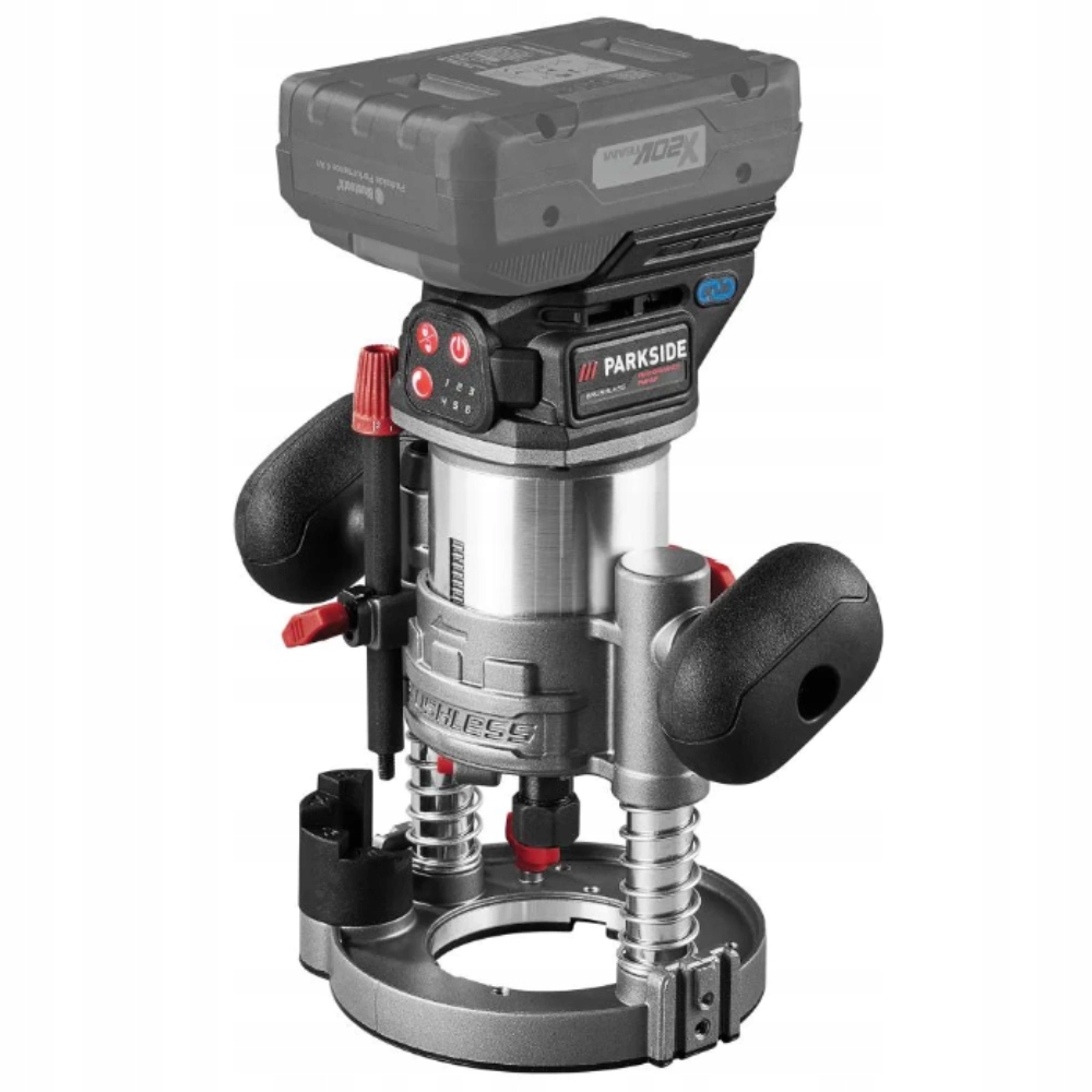 Акумуляторний багатофункціональний фрезерний верстат PARKSIDE PERFORMANCE PMFAP 20-Li A1 з живленням від акумулятора