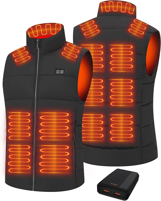 Topná vesta L 15 zón 20000 mAh unisex výkonná