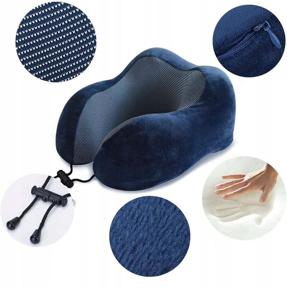 PODUSZKA PODRÓŻNA TURYSTYCZNA ROGAL NA SZYJĘ ZAGŁÓWEK DO SAMOCHODU MEMORY Rodzaj poduszka