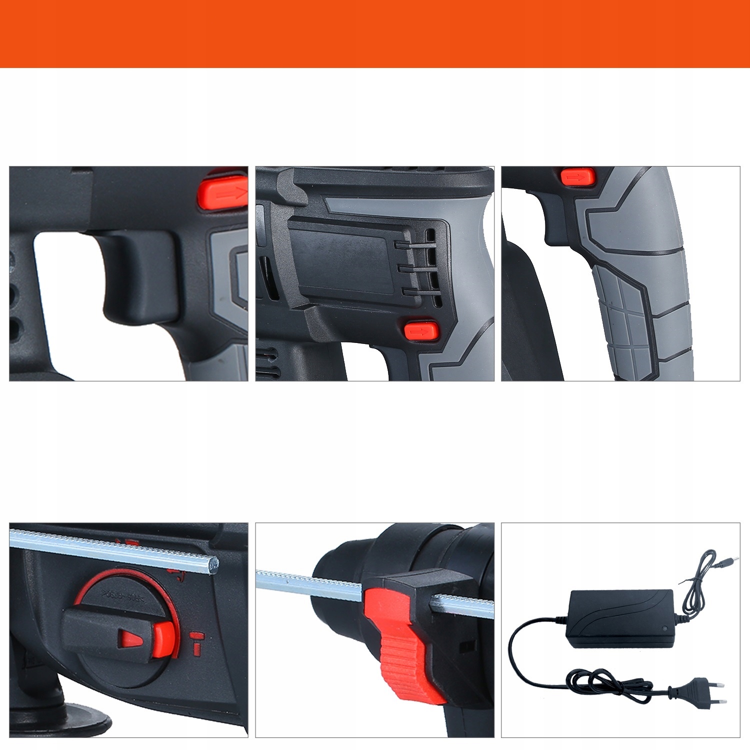 21V WIERTARKA UDAROWA 4w1 900W 2AKU 4 0Ah Producent code 25E07000014