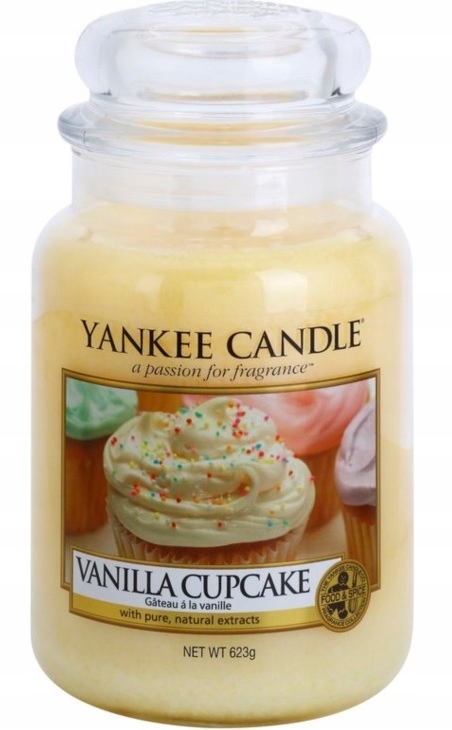 

Yankee Candle Vanilla Cupcake Świeca 623g Duża