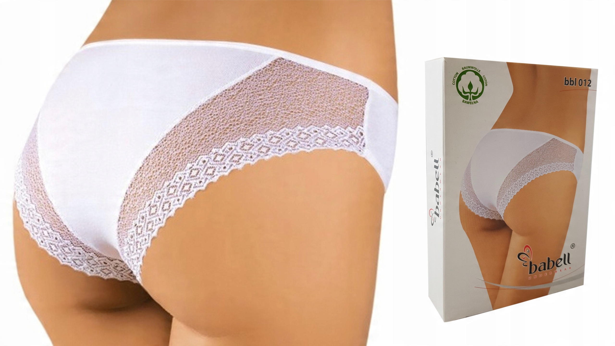 

Babell Figi Damskie bbl 012 , Białe , XL