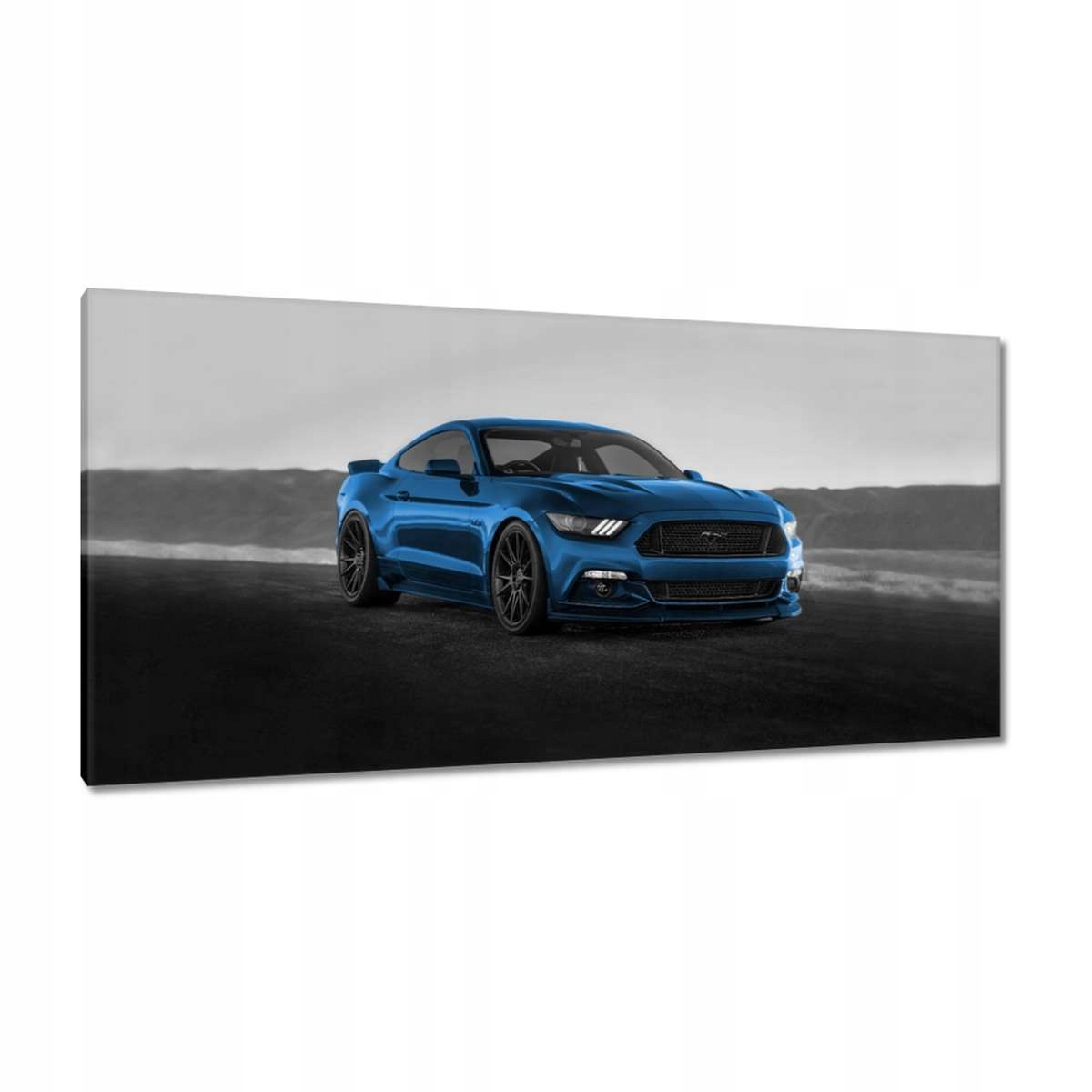 Obrazy 115x55 Modrý Ford Mustang