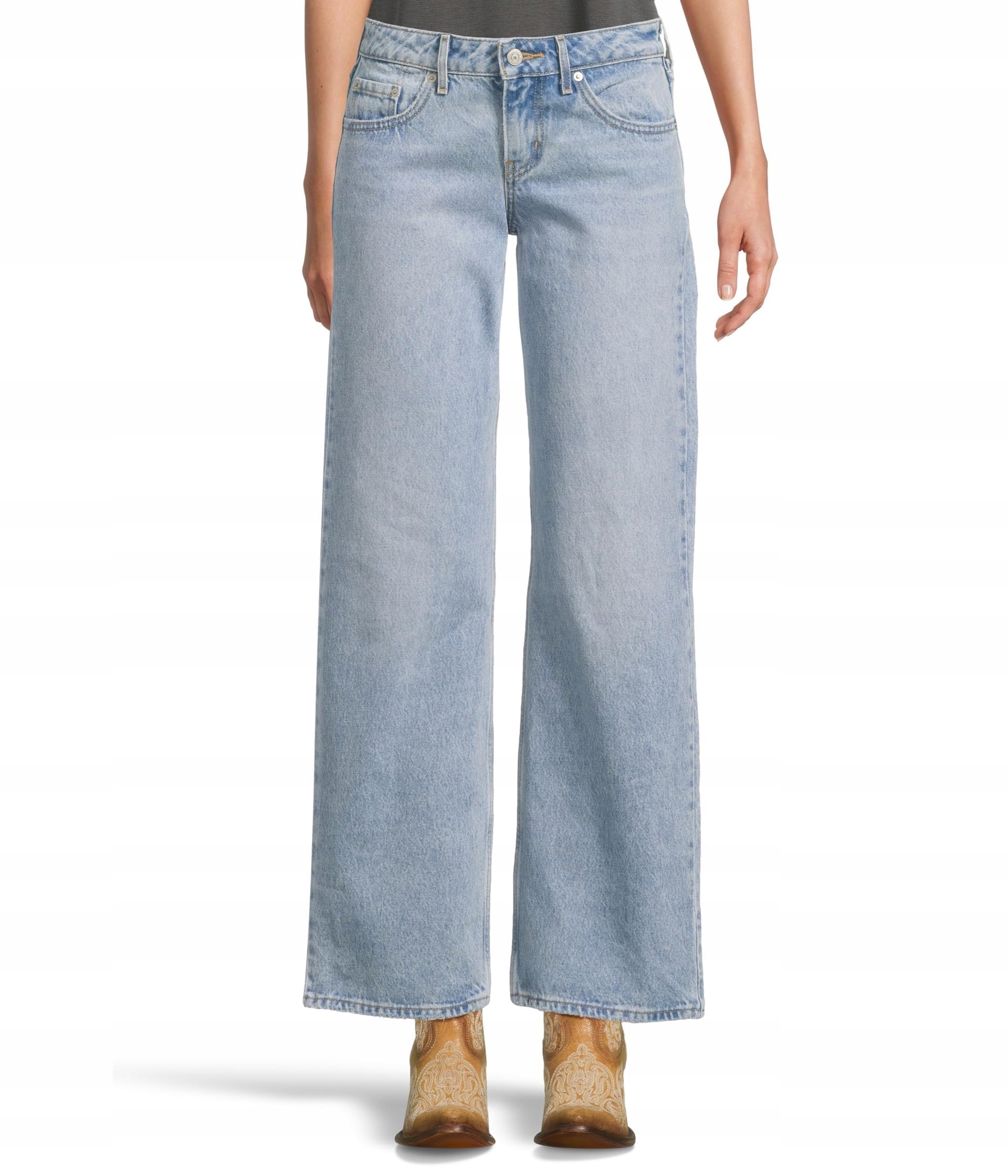 Levi S Dámské Džíny Úzké Nohavice Dlouhé, Střední, Světlý Denim 30/30 7CA