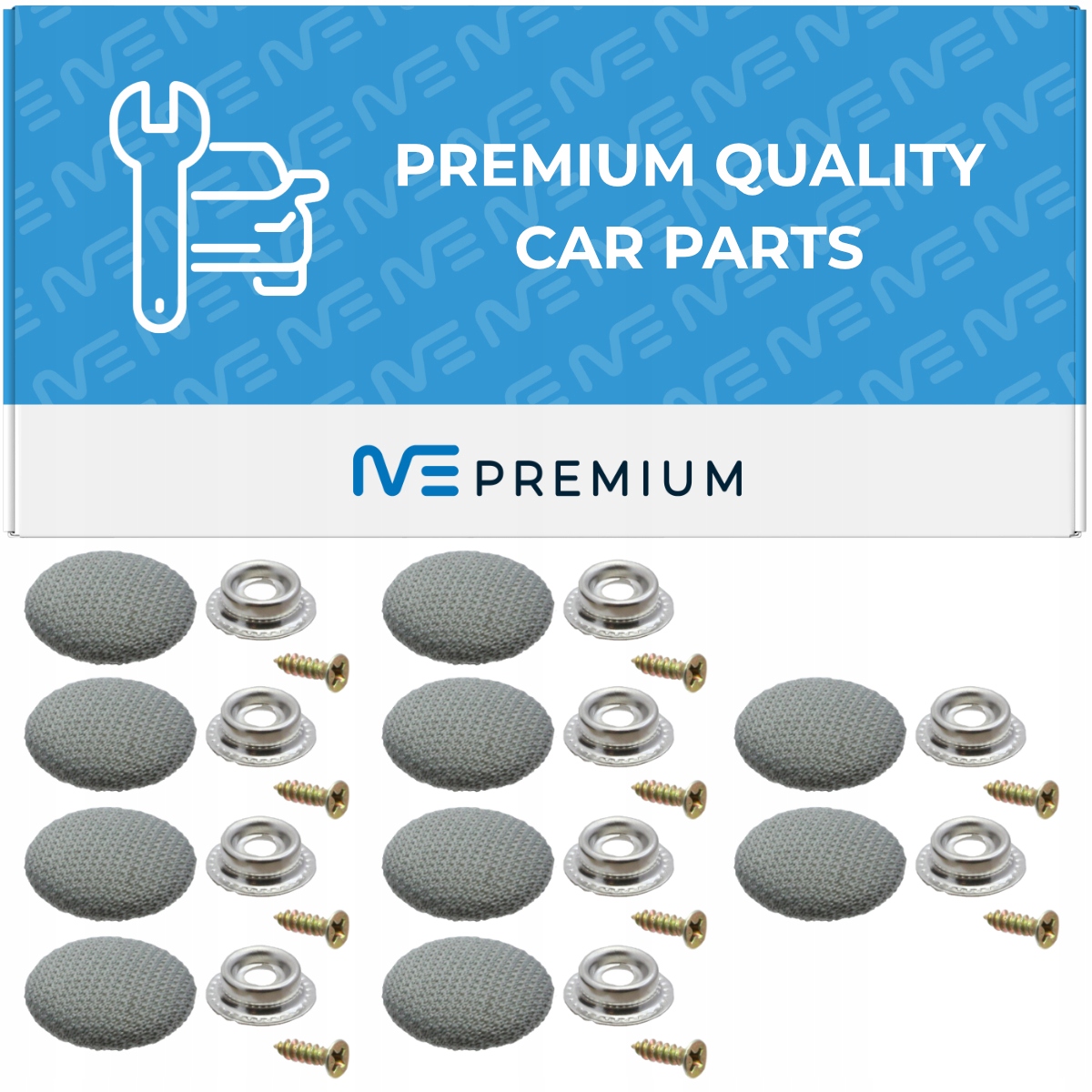 ZESTAW NAPRAWCZY DO PODSUFITKI SAMOCHODOWEJ SZARY BEŻOWY 10 ELEMENTOWY