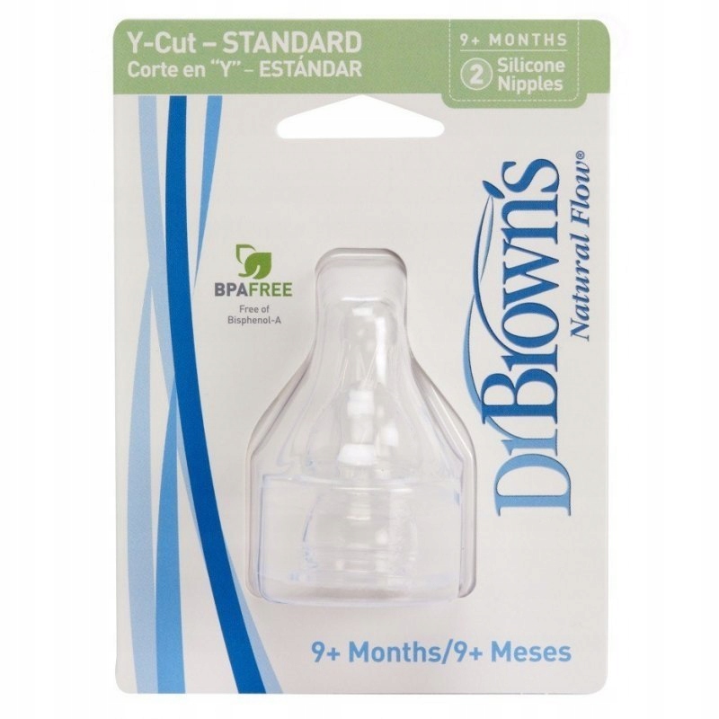 Smoczek Dr Brown's silikon 9 m+