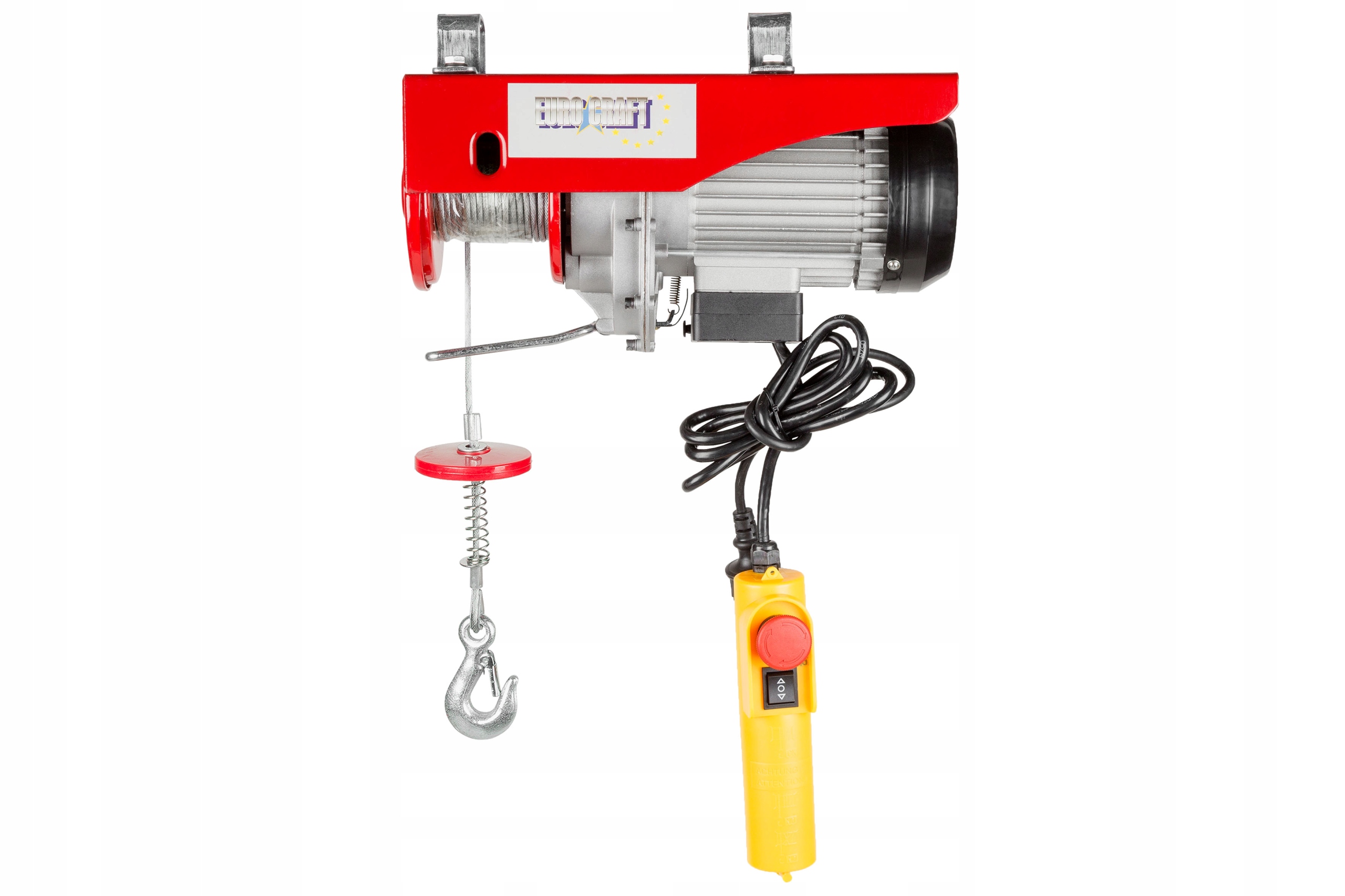 WYCIĄGARKA ELEKTRYCZNA WCIĄGARKA 800KG 2000W LINOW SUWNICA STEROWANA HJ207 Marka Euro Craft
