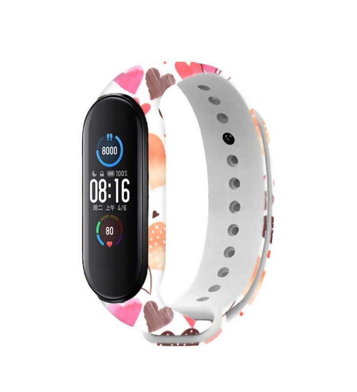 Pasek opaska Smart Band MI BAND M4 M5 M6 Mi3 Mi4 Materiał guma