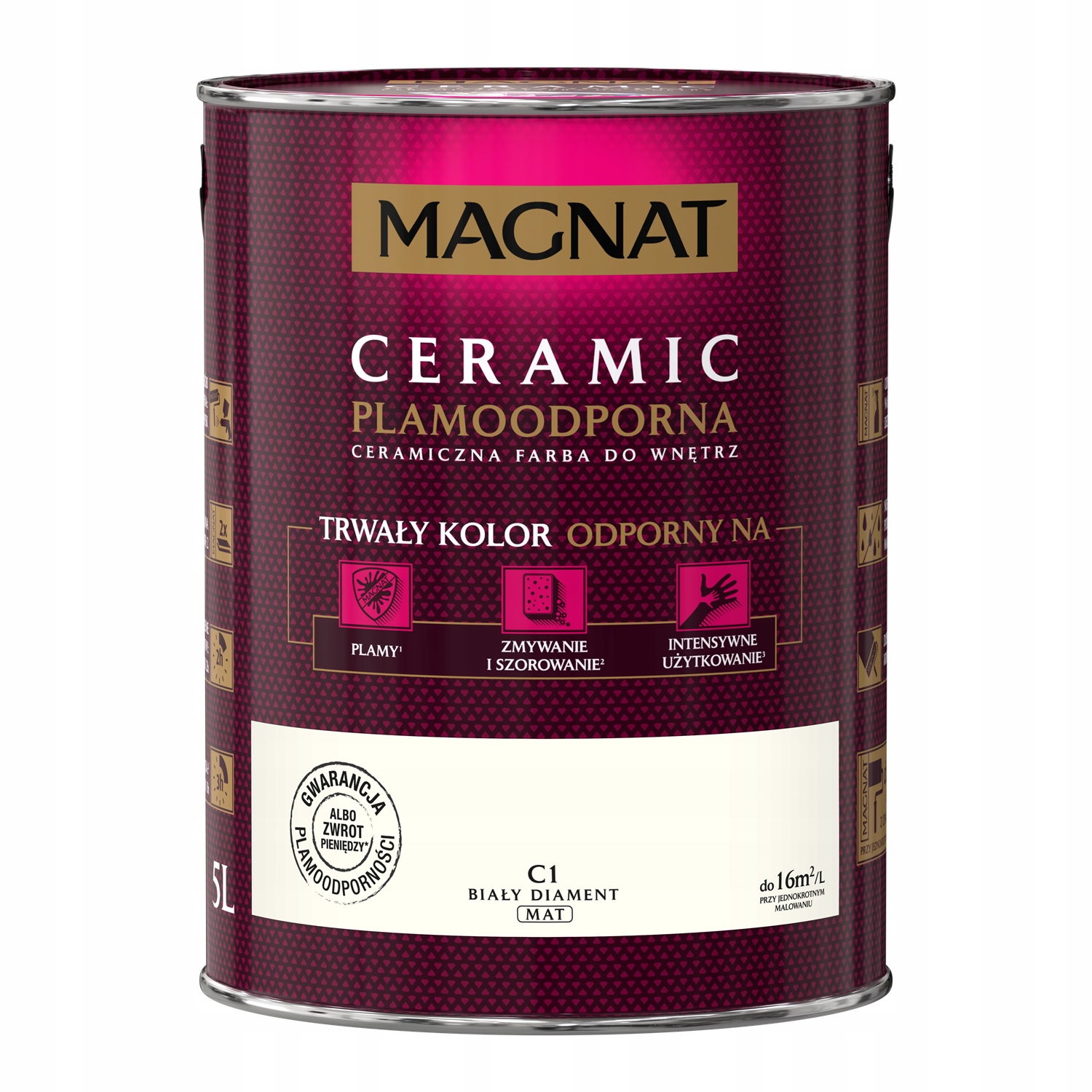 

Farba Magnat Ceramic 5L C1 Biały Diament