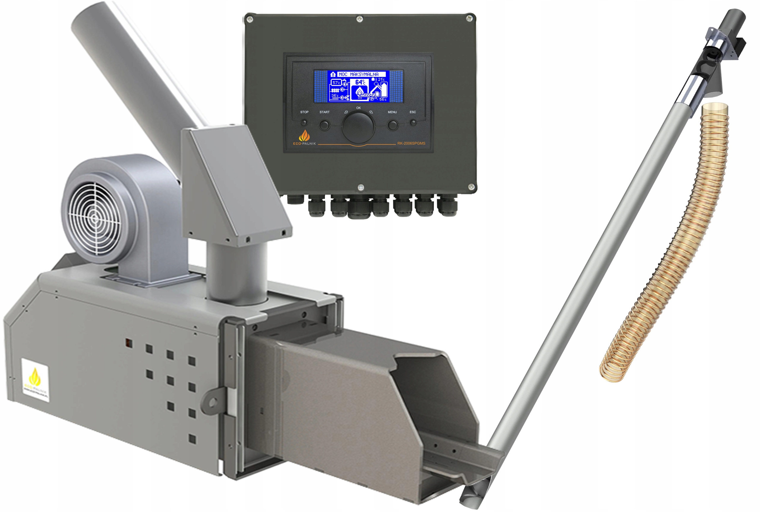 Palnik na pellet Eco-Palnik VIP 35kW - ZESTAW