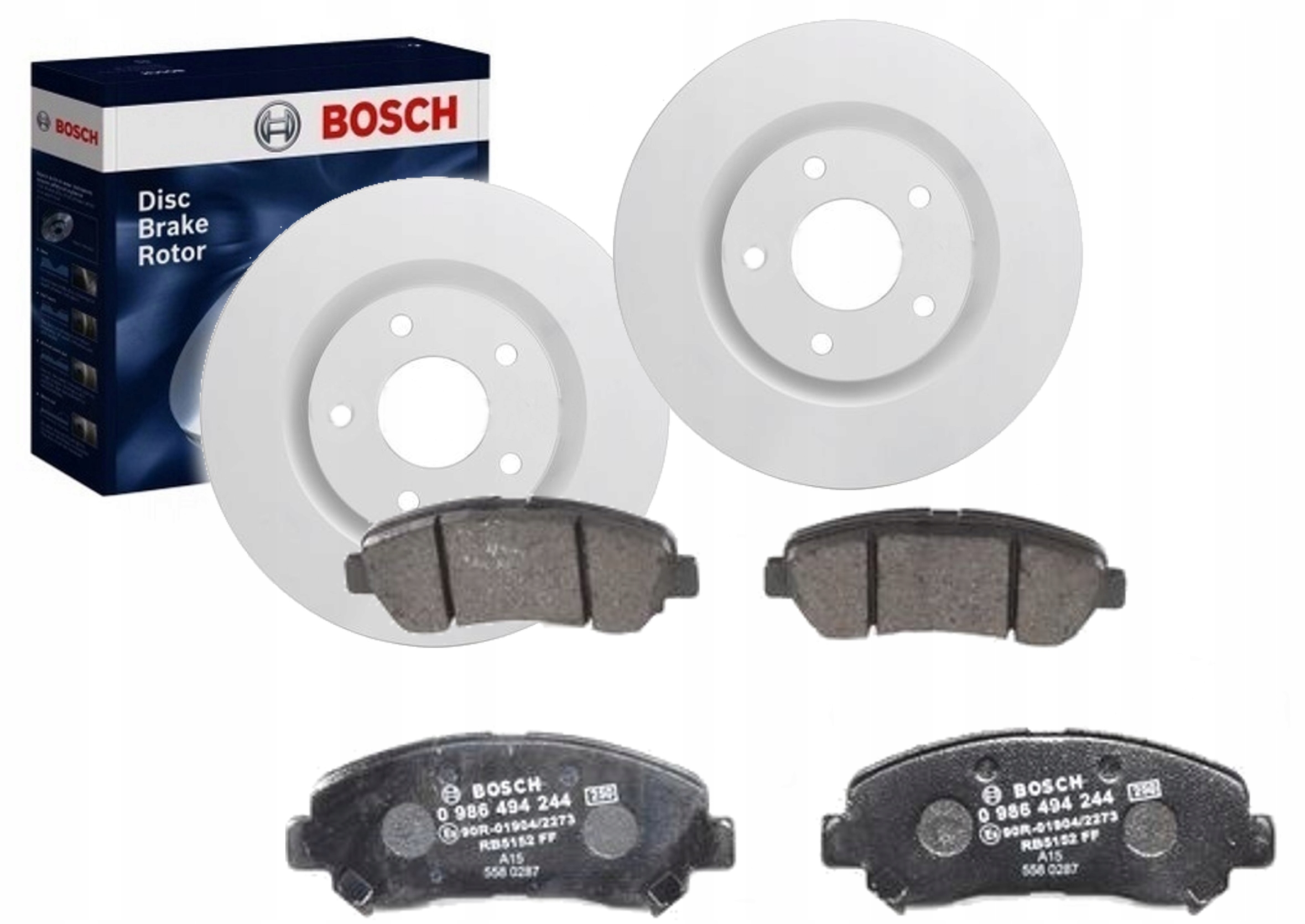

Bosch Tarcze Klocki Przód Do Nissan Qashqai 296MM