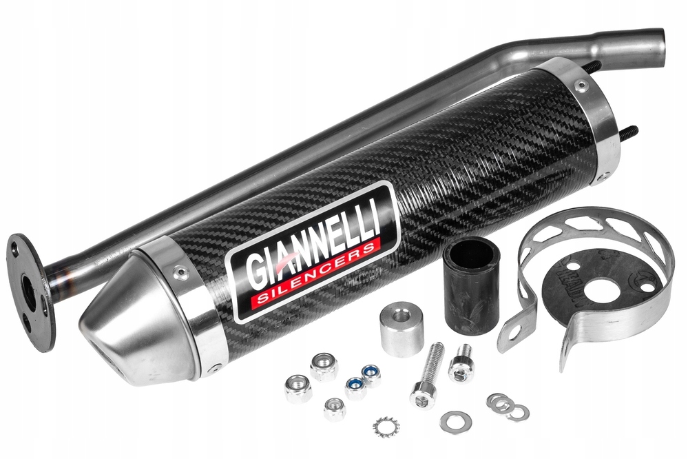Koncovka výfuku tlmič Giannelli Enduro Carbon, Derbi Drd Pro 50 Sm 06-