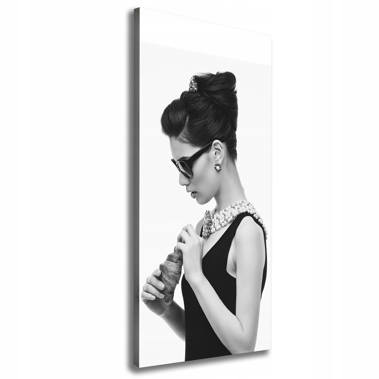 

Foto obraz na płótnie Kobieta w okularach 50x125cm