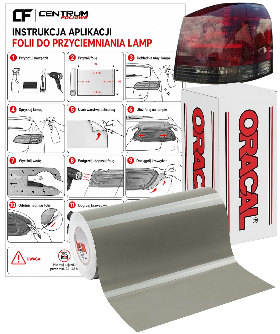 Oracal Fólie Pro Stmívání Lamp J.černá 57% 33x600 cm Návod K Použití