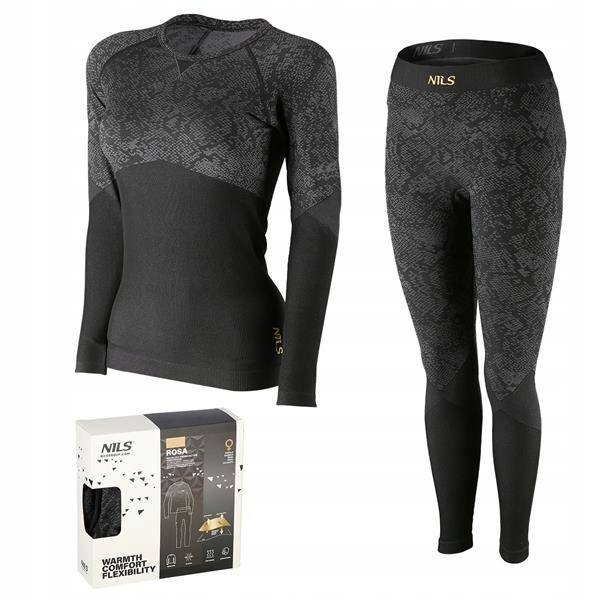 Bielizna Komplet Termoaktywna Odzież Termiczna Damska L/XL NILS Rosa