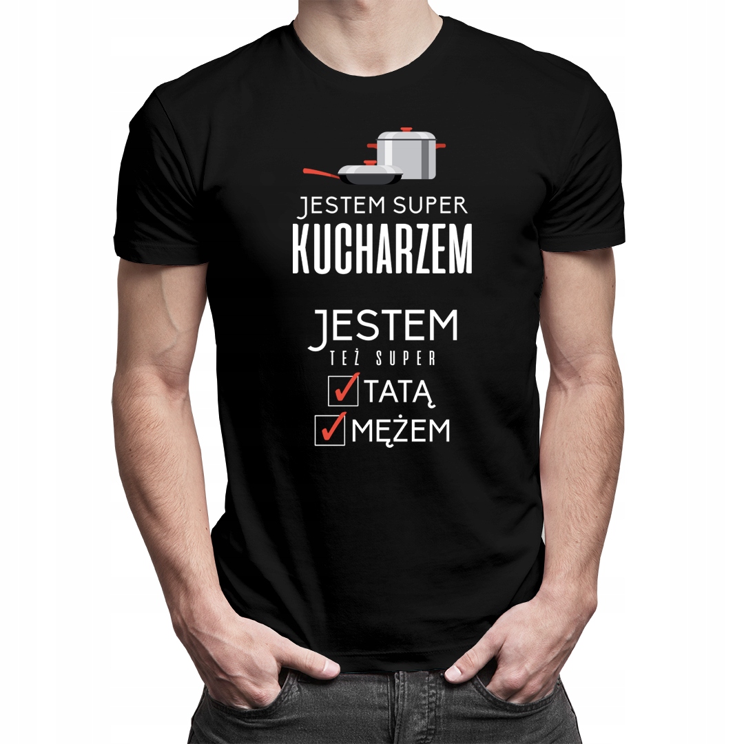 

Jestem super kucharzem - koszulka dla taty