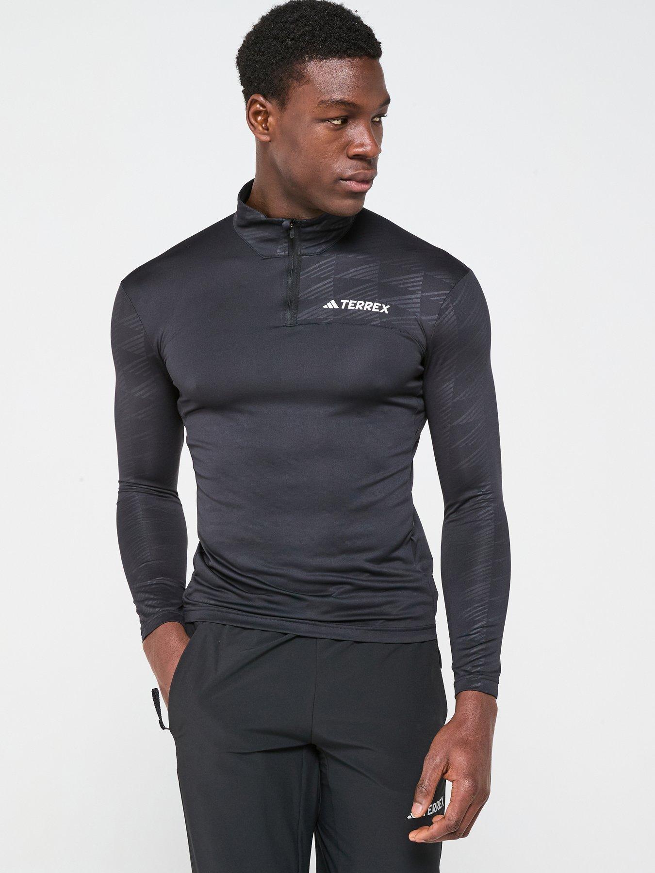 Adidas Černé Tričko Na Zip (s)