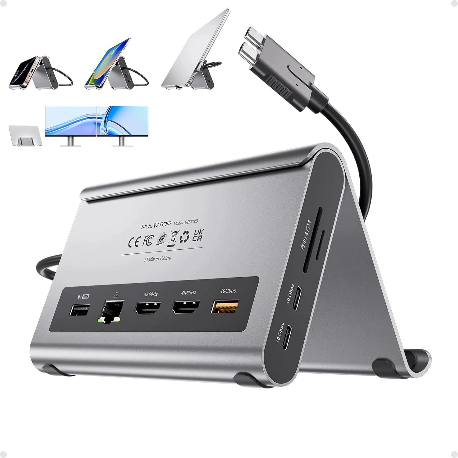 Usb Dokovací Stanice 11V1 Pro Macbook 2X Hdmi 4K 60 Hz Ethernet Pdf