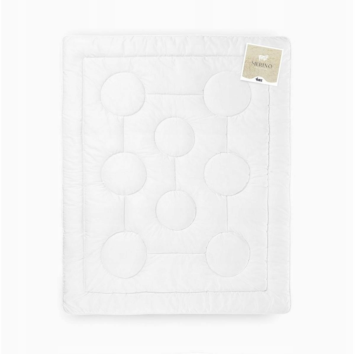 Vlnená prikrývka Merino prírodná prémiová 135x200