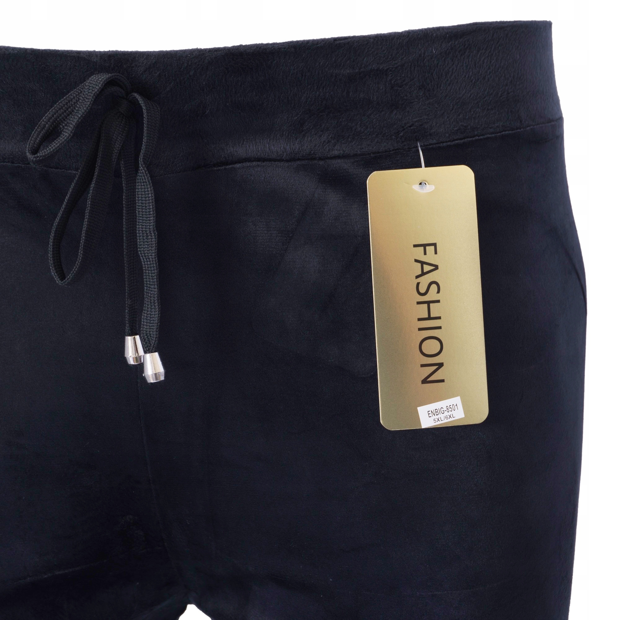 Spodnie damskie welurowe duże rozmiary 5XL / 6XL Materiał dominujący poliamid