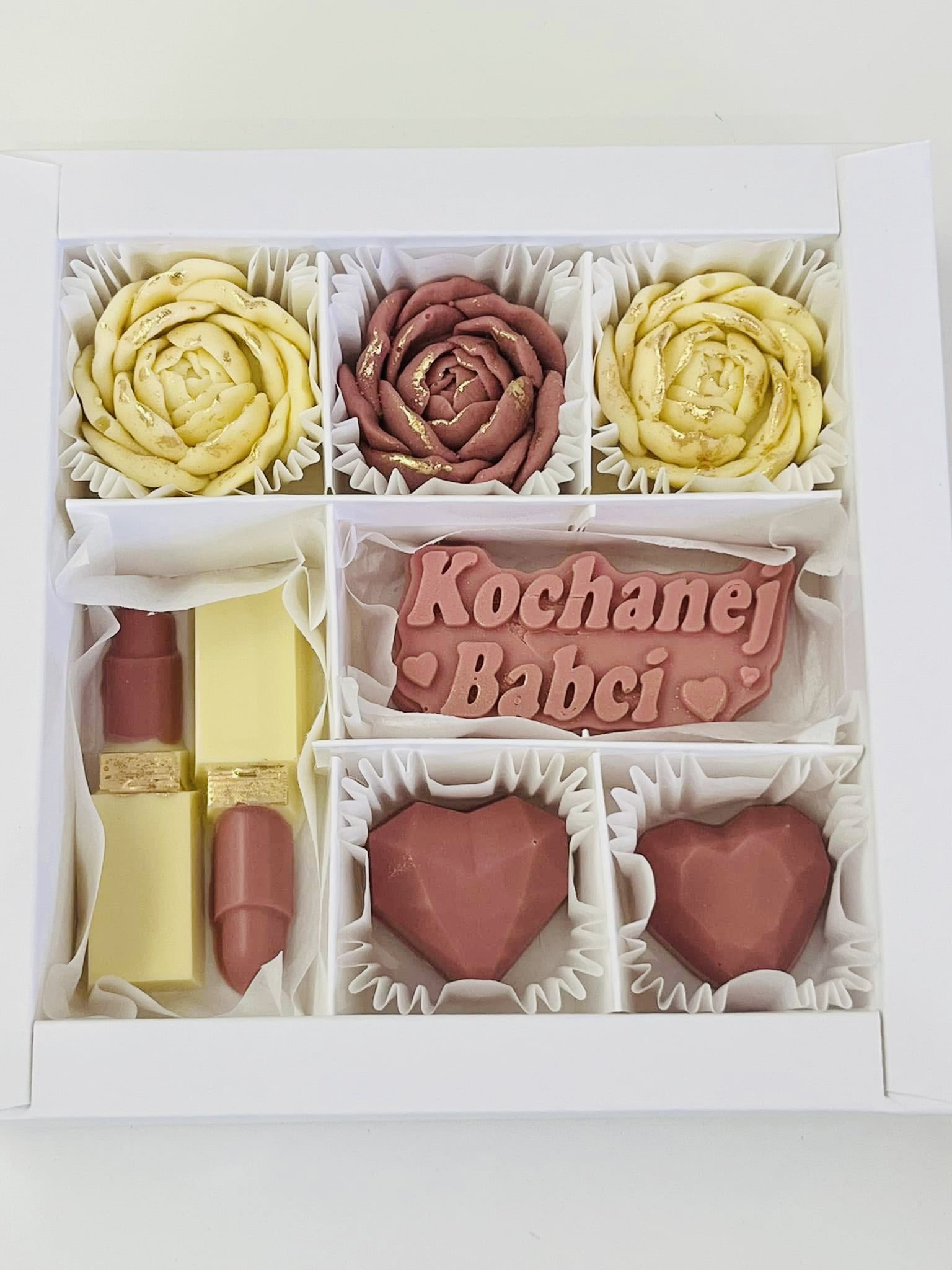 Levně Sada čokoládek pro milovanou babičku ruční výroba pralinky Dárky Dárek
