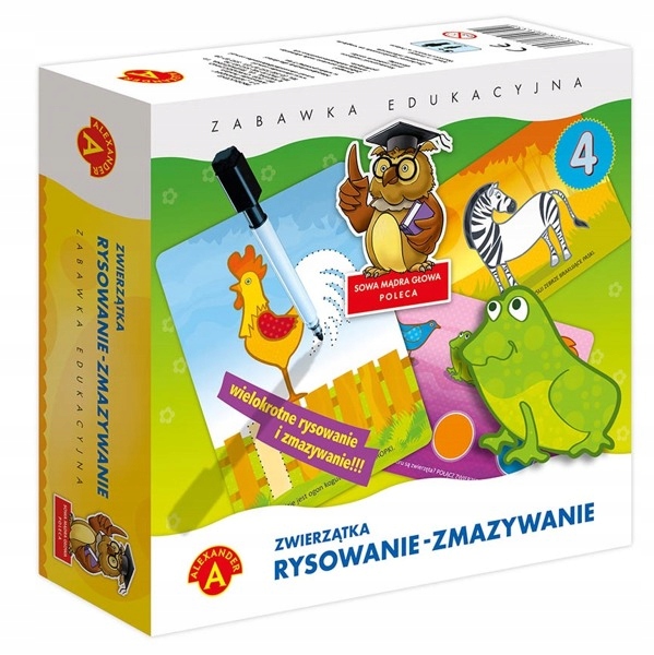 

Rysowanie Zmazywanie Zwierzątka Sowa Alexander