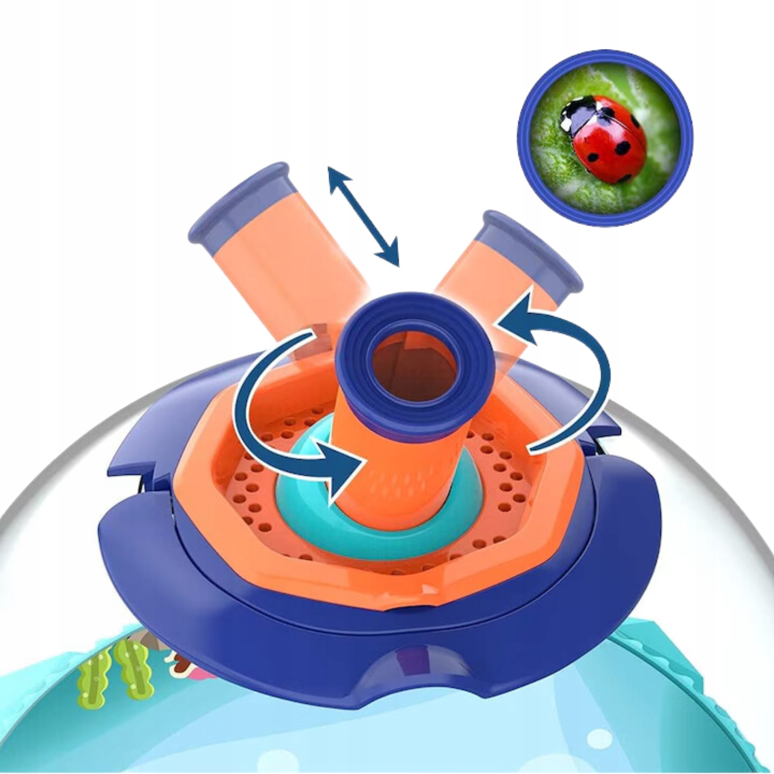 Obserwatorium Przyrody Lupa Ruchomy Mikroskop Naukowy Kolorowe Światełko Kod producenta 6920178404087