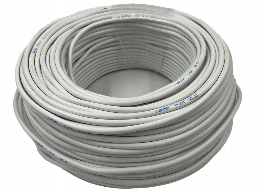 Przewód Omy 2x1,0mm2 H03W-F Zamel 100m