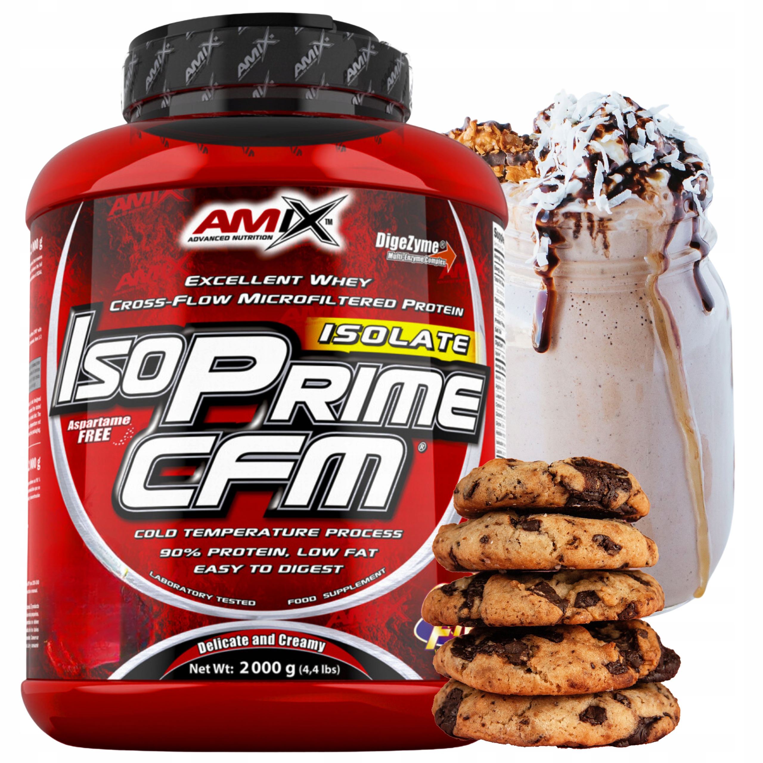 Protein Proteinový Izolát Wpi Amix Iso Prime Cfm 2kg Krémový koláček