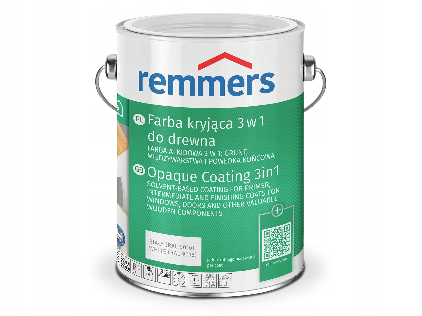 

Remmers Lakier kryjący Biały drewno Venti-lack 5L