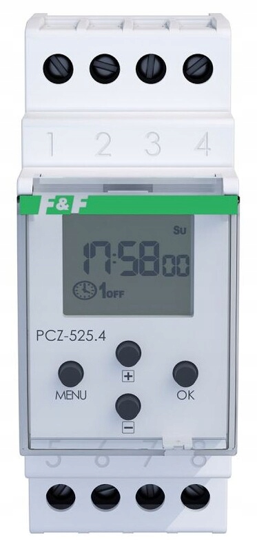 Programovatelný astronomický ovládací hodinový stroj s programovatelnou noční přestávkou