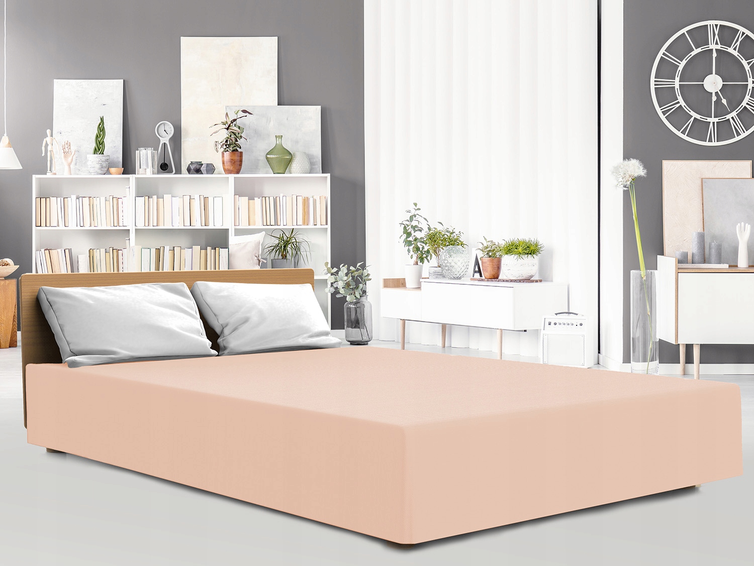 Prostěradlo s gumičkou Elastan Jersey 90x200 růžové