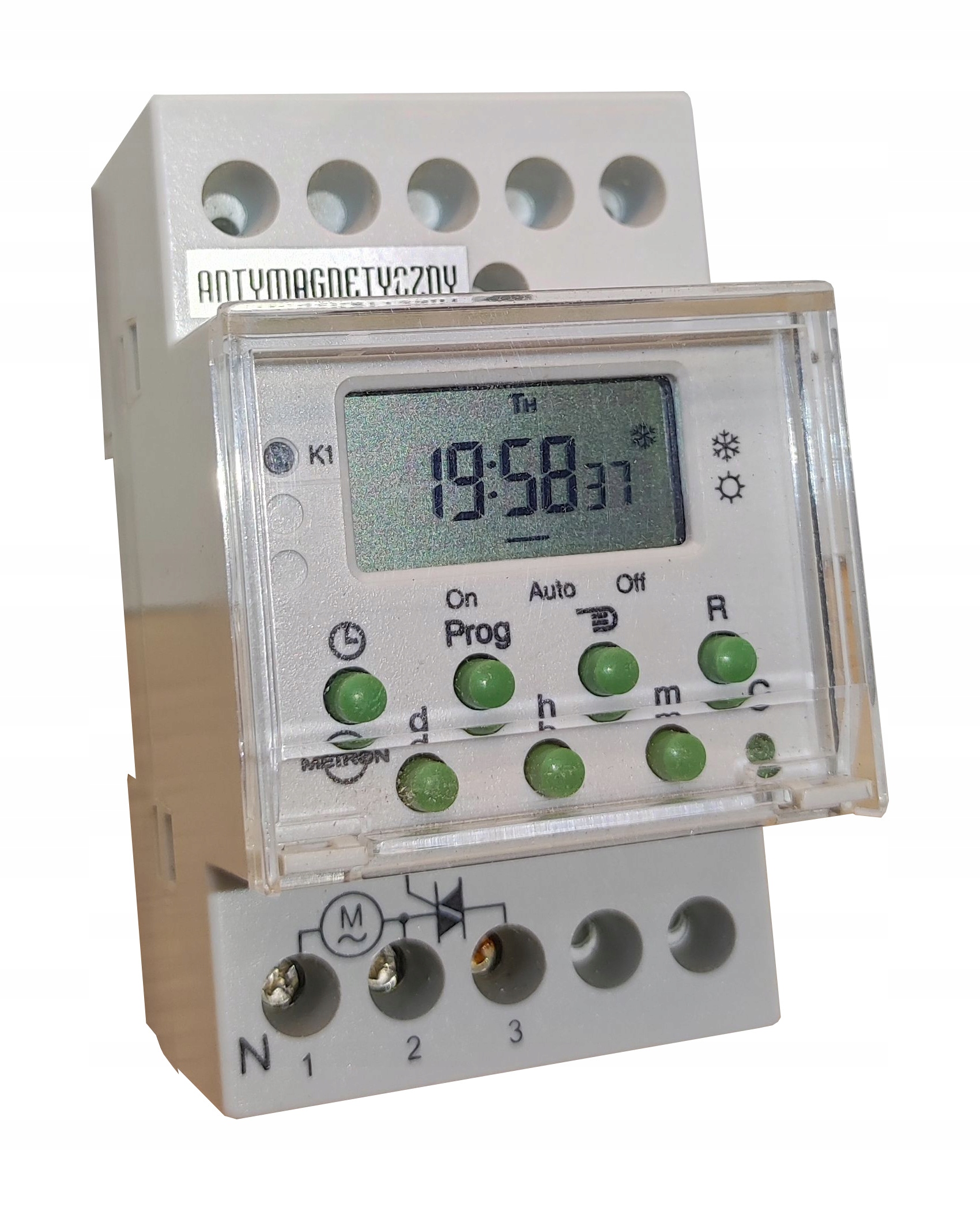 Zegar programator cyfrowy czasowy METRON PCm 05 AN