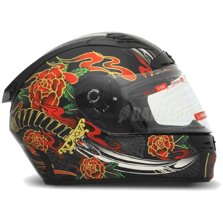 

Kask Integralny Pełny V192 Black Lia S