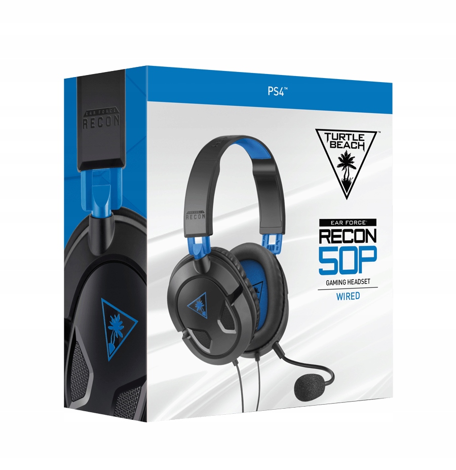 TURTLE BEACH SŁUCHAWKI GAMINGOWE PS34 RECON 50P Kolor czarny