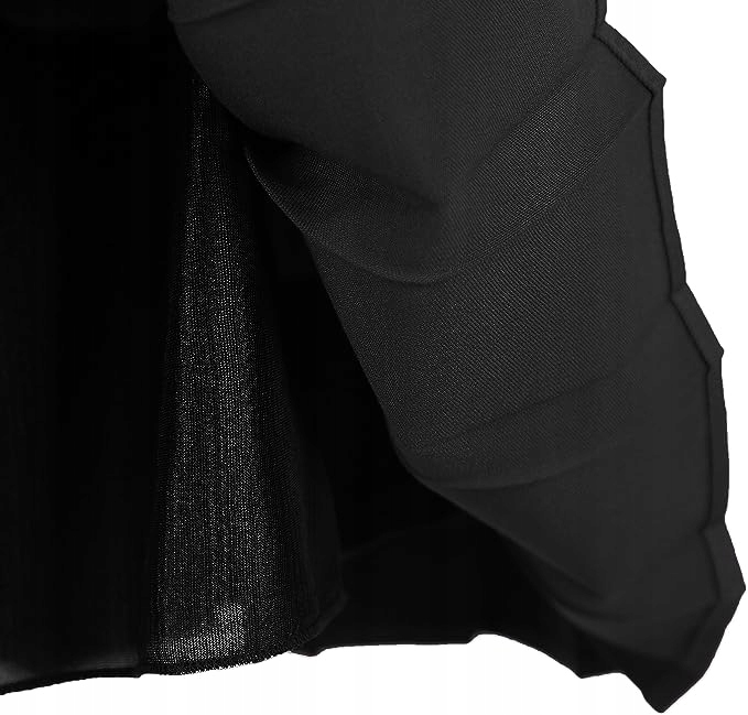 CZARNA KRÓTKA SPÓDNICA SPÓDNICZKA PLISOWANA GOTH Model 1