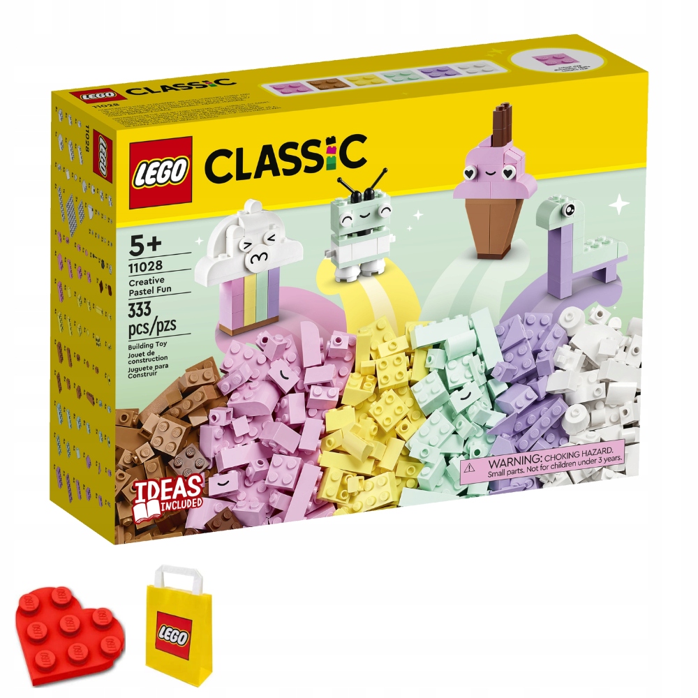 Lego Classic 11028 Kreativní zábava s pastelovými barvami