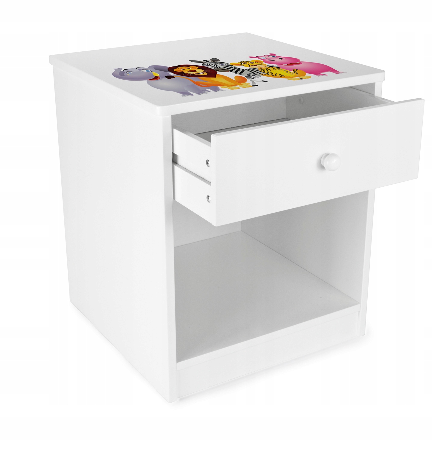 Noční stolek Classic 40 cm s výsuvnou zásuvkou Zoo