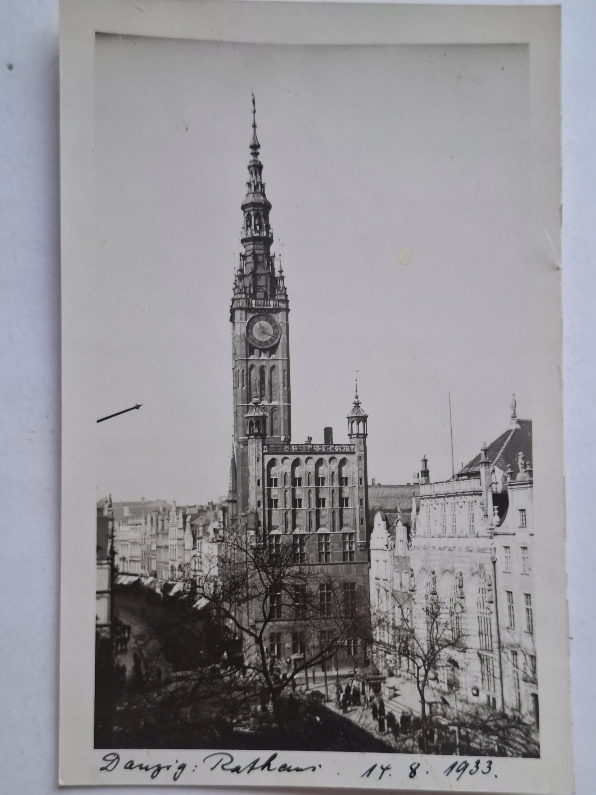 Pocztówka Danzig Gdańsk 1933