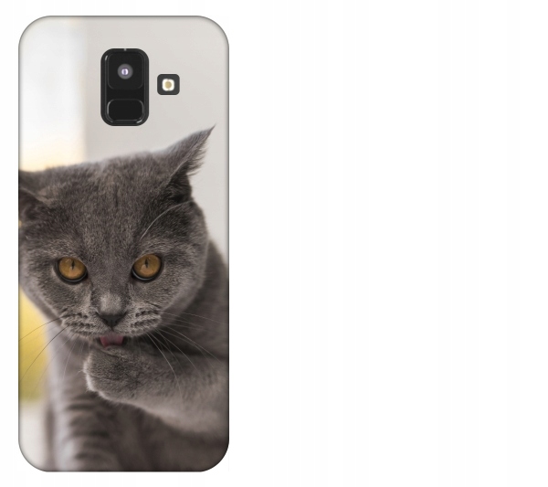 

Etui pokrowiec Samsung Galaxy A6 2018 Kot kotek sm