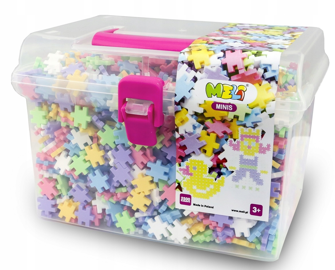

Klocki Mozaika Meli Minis Pastel Walizka 2500 el.