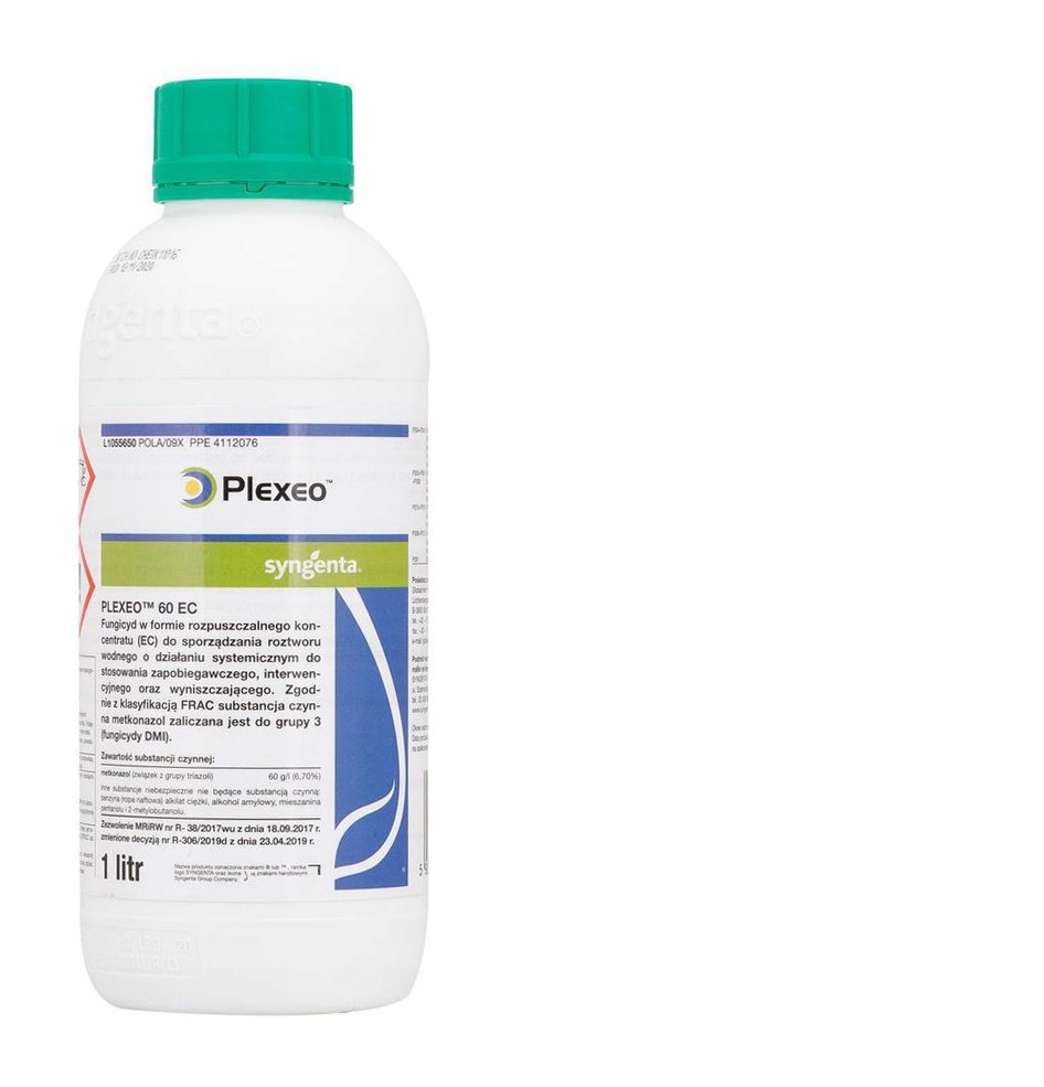 

Plexeo 60 Ec 1L fungicyd na zboża i rzepak
