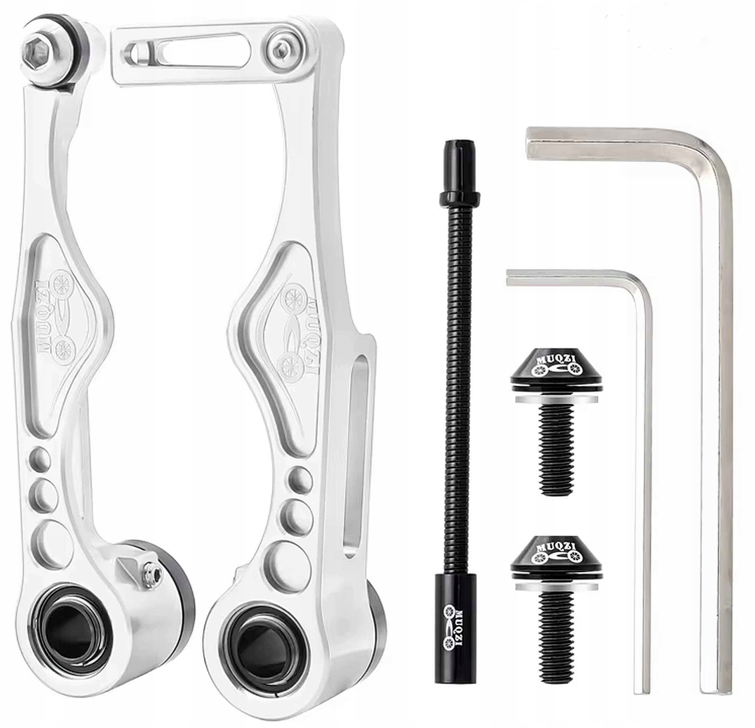Muqzi Brzda V Brake Ultralight 98 g šrouby dýmka Stříbrná Long