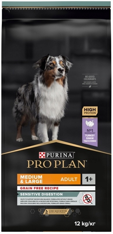Levně Purina Pro Plan Opti Digest Krůta pro dospělé psy střední velikosti Krmivo 12 kg